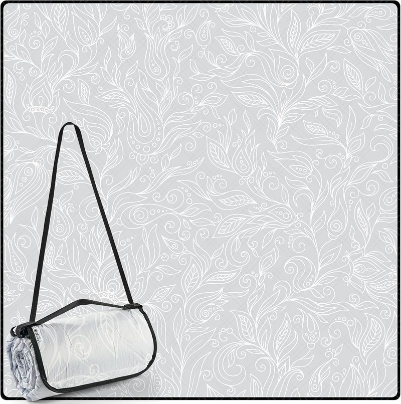DEWUR X 200,66 cm Extra grote buitendeken, waterdicht, zanddicht, picknickmat, wasbaar, opvouwbaar, draagbaar, gras, gazon, strand_voghion.com