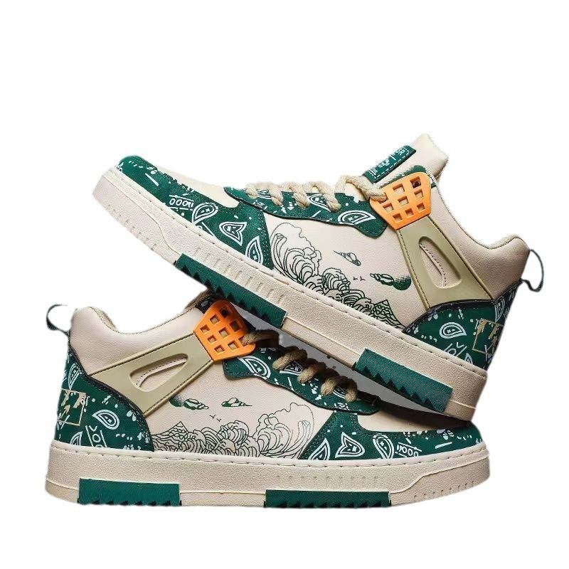 Scarpe da ginnastica alte estive nuove da uomo, versatili, sportive, per adolescenti, design di nicchia, alla moda_voghion.com