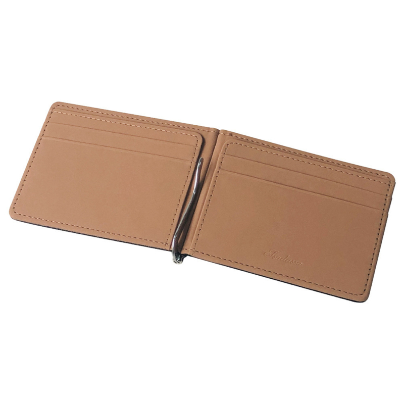 Fashion Men Wallet Short Skin Wallets Purses PU Leather Money Clips Sollid Thin Wallet Men Purse ID Credit Card Cash_voghion.com