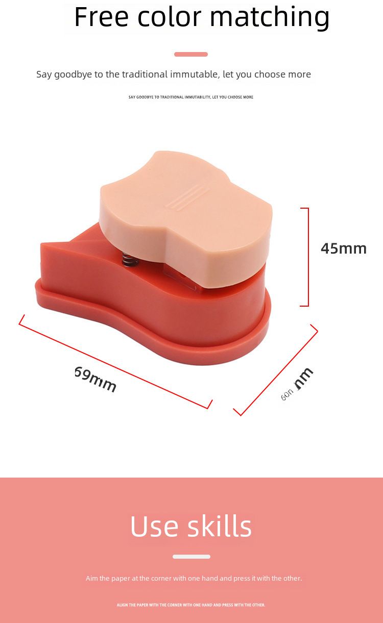 Photo business card PVC paper cutter photo corner chamfer R4R5 corner cutter manual hand account rounding round cutter_voghion.com
