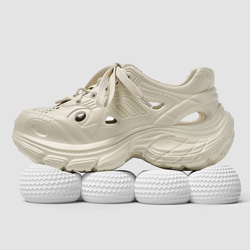 Sandali estivi multifunzionali da donna, con suola spessa, antiscivolo, scarpe da spiaggia_voghion.com