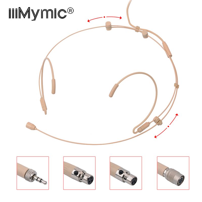 Microfono omnidirezionale con condensatore regolabile per bambini e studenti, 4,3 pin XLR da 3,5 mm, con blocco microfono_voghion.com