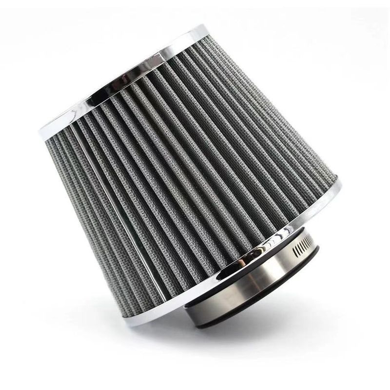 Car Modification 76mm High-flow Air Filter, Modified Mushroom Head Filter, Winter Mushroom Head Exhaust Gas Filter_voghion.com