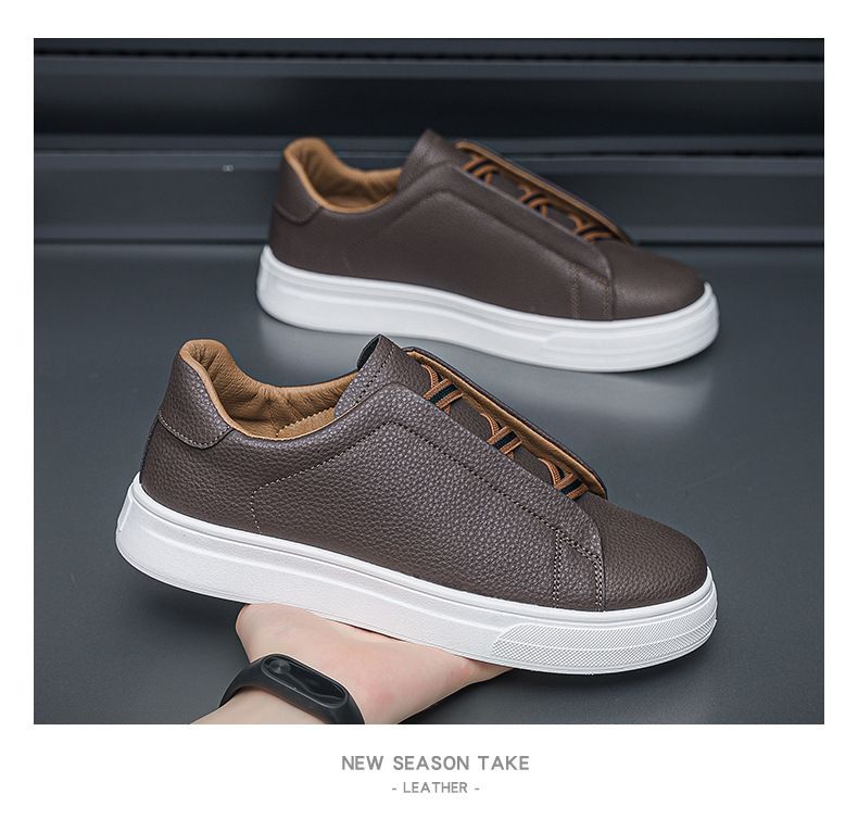 New board shoes men's shoes fashion small white shoes young men's casual shoes_voghion.com