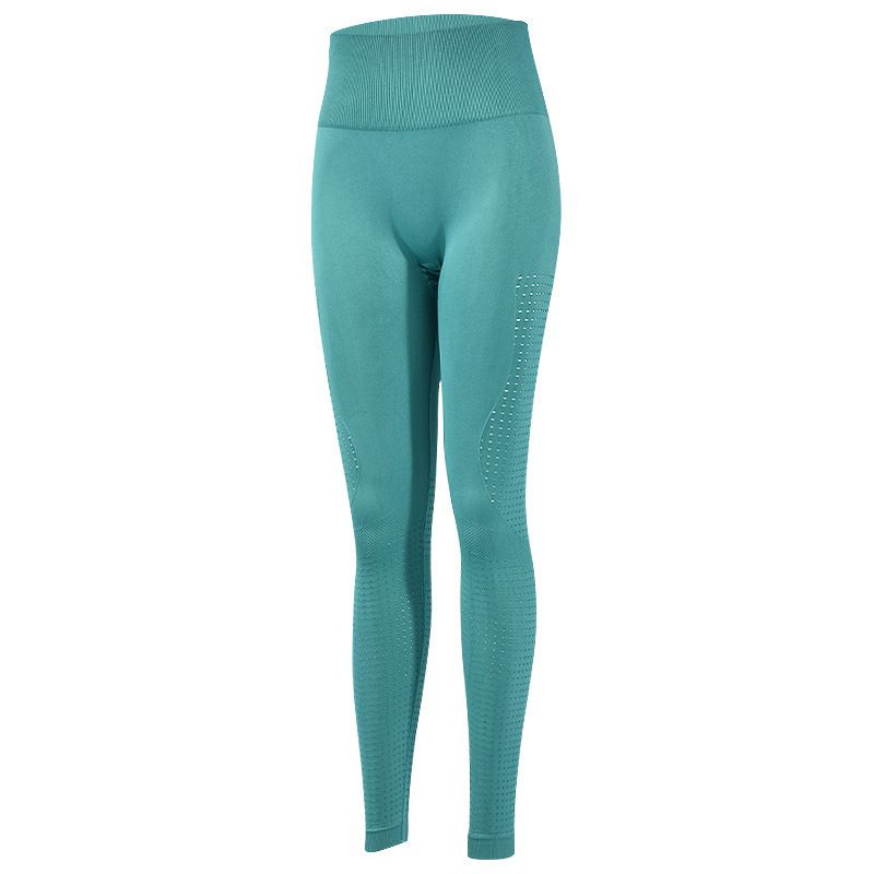 Calças esportivas femininas de cintura alta para ioga, nove pontos, justas, elásticas, de secagem rápida, para verão, outono, corrida, fitness_voghion.com