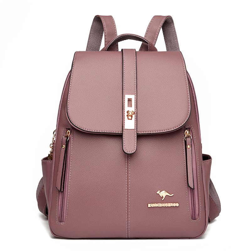 Backpack Women 2025 New Korean Version Simple And Fashionable Women's Backpack, Versatile For Commuting, Large Capacity_voghion.com