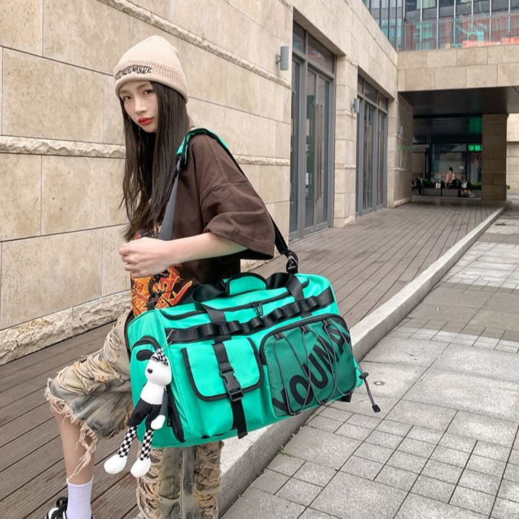 Borsa da viaggio portatile per palestra, zaino da uomo in stile americano, doppia spalla, grande capacità, per attività all'aperto e studenti_voghion.com