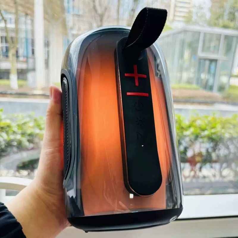 Pulse 8 Bluetooth Hoparlör Pulse8 Kablosuz Ses Yüksek Ses Kalitesi Işıklar Büyük Ses Düşük_voghion.com
