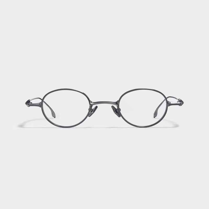 2024-es új, fém ovális, kis keretes, kék fény elleni, lapos tükörrel ellátott, divatos férfi és női Instagram stílusú napszemüveg_voghion.com