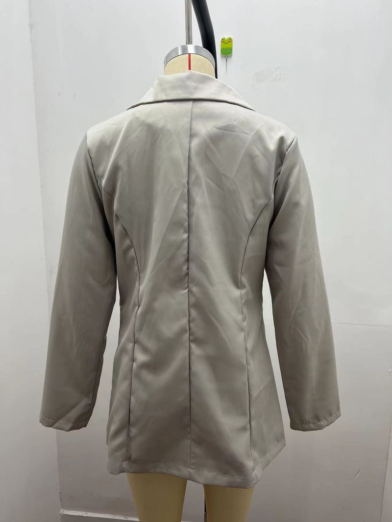 Dammode casual kostym lapel slim cardigan stil kostymjacka_voghion.com
