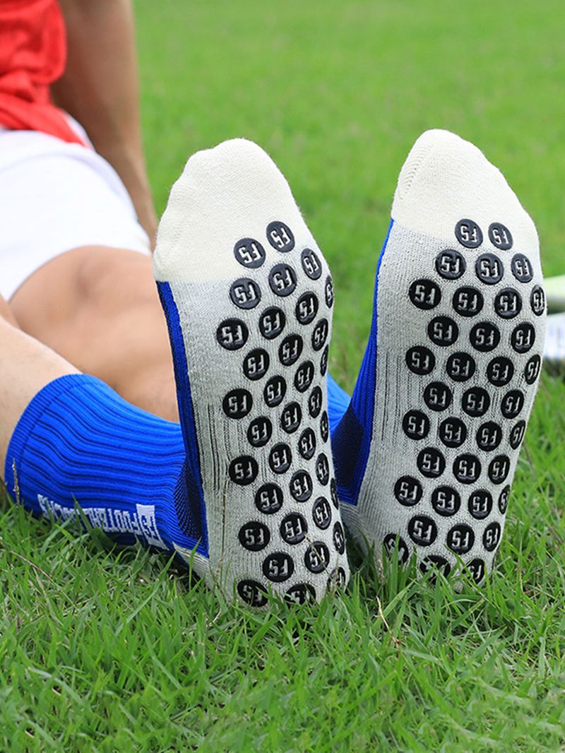 4 pár új FS Mid Tube ragasztott futballzokni sportedzésekhez és versenyekhez, csúszásmentes és légáteresztő zokni_voghion.com