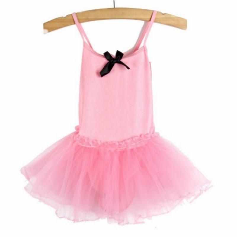 Design3-8 år Ballerinaklänning Barn Bomull Dans Balett Tutu Klänning Leotard Flicka Bodybuilding Danskläder Ballerina Festkostymer_voghion.com