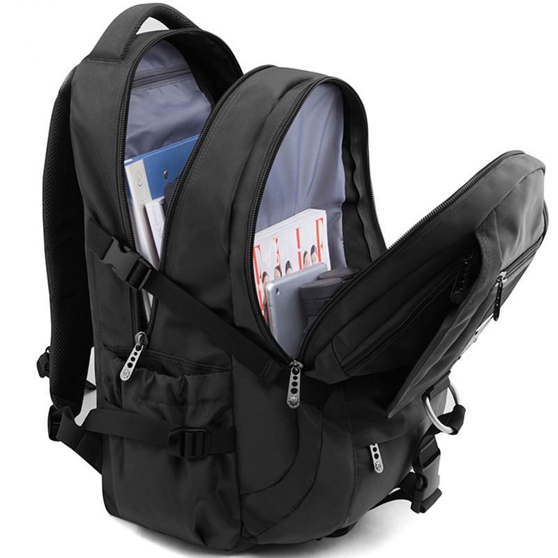 LazyZoom Nuovo Zaino da Viaggio Grande Capacità per Uomo, Tessuto Oxford 55L, Resistente, Zaino da Trekking per Studenti e Scuole_voghion.com