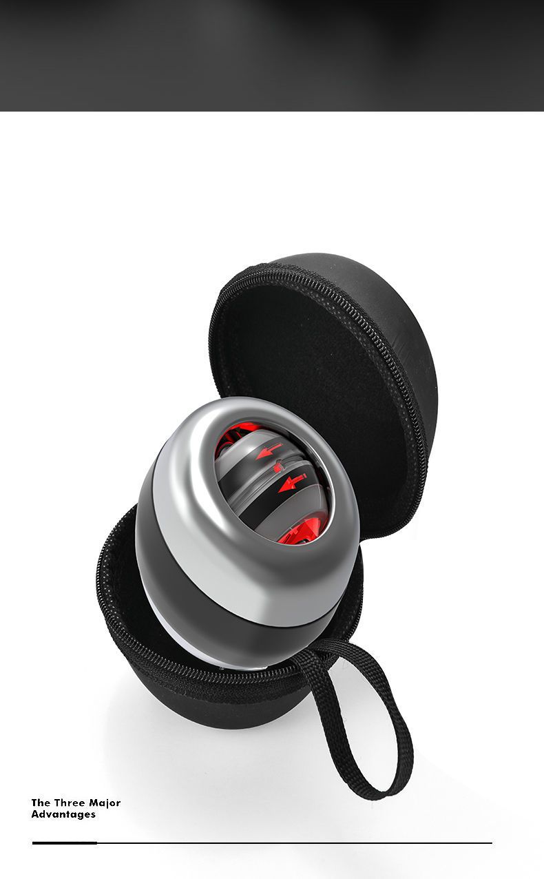 Wrist Self-Activating Grip Strengthener Metal Professional Stress Relief Artifact Gyroscope Entertainment Gravity Ball_voghion.com