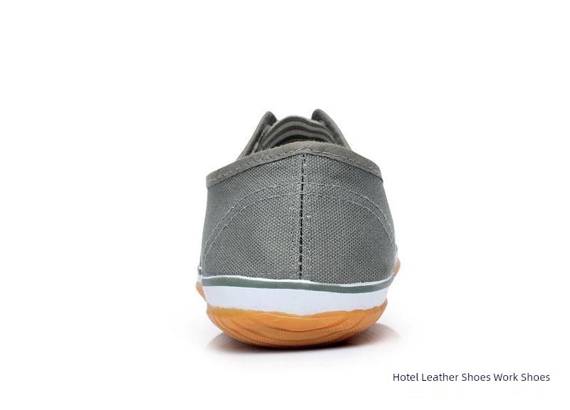 Slip-on Rubber Sole Elastic Mouth Canvas Shoes_voghion.com