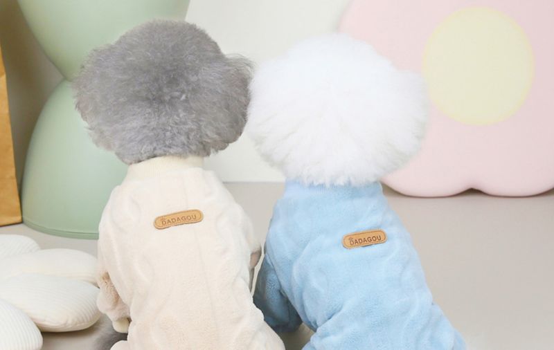Kisállat macska kutyaruhák ősszel és télen új kisállat 22 sült tészta csavarok négylábú flanelette_voghion.com