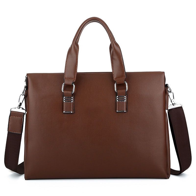 2020 New Stylish Handbag Business Men's Briefcase Single Shoulder Crossbody Bag_voghion.com