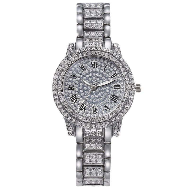 Winter Neue Ganzkörper Strass Luxus Handgelenk Frauen Alle Sky Star Stahl Kette Mode Temperament Kleine Zifferblatt Uhr Frauen_voghion.com
