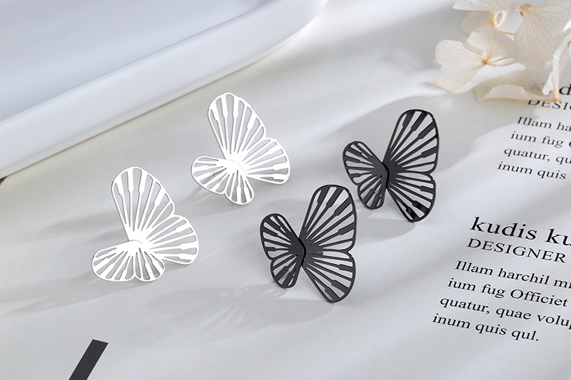 Sie VENUS Serling Fashion Exaggeraed Hollow Insec Sud Orecchini Donna Temperamen Buerfly Orecchini Gioielli_voghion.com