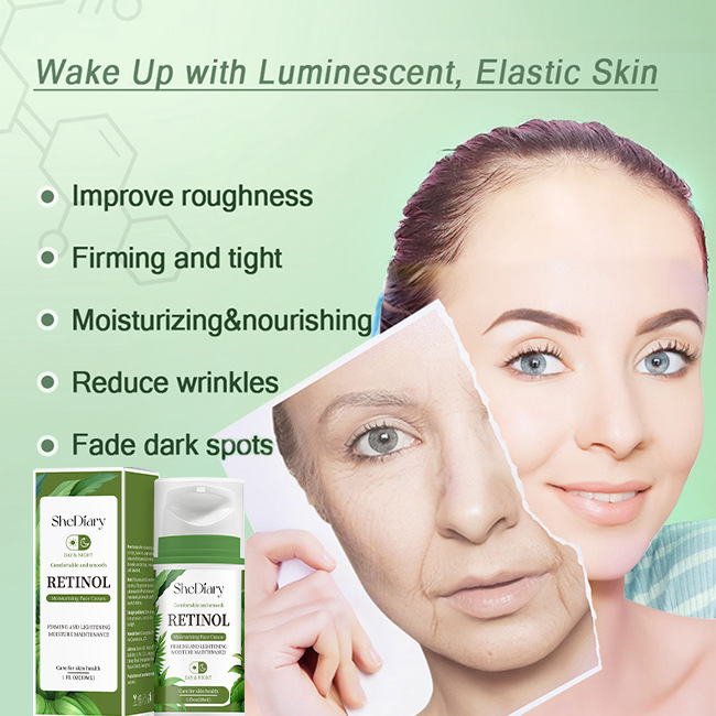 Crema da notte al retinolo per il viso, idrata, ammorbidisce, solleva e rassoda_voghion.com