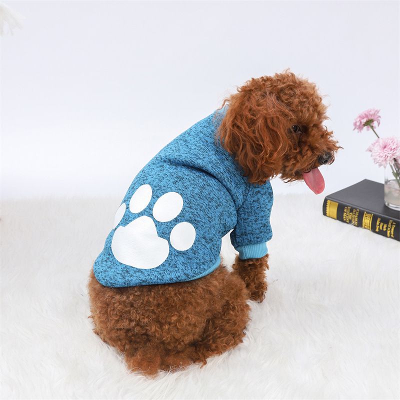 Felpa in pile di lana con stampa per animali domestici, autunno e inverno, nuova di zecca_voghion.com