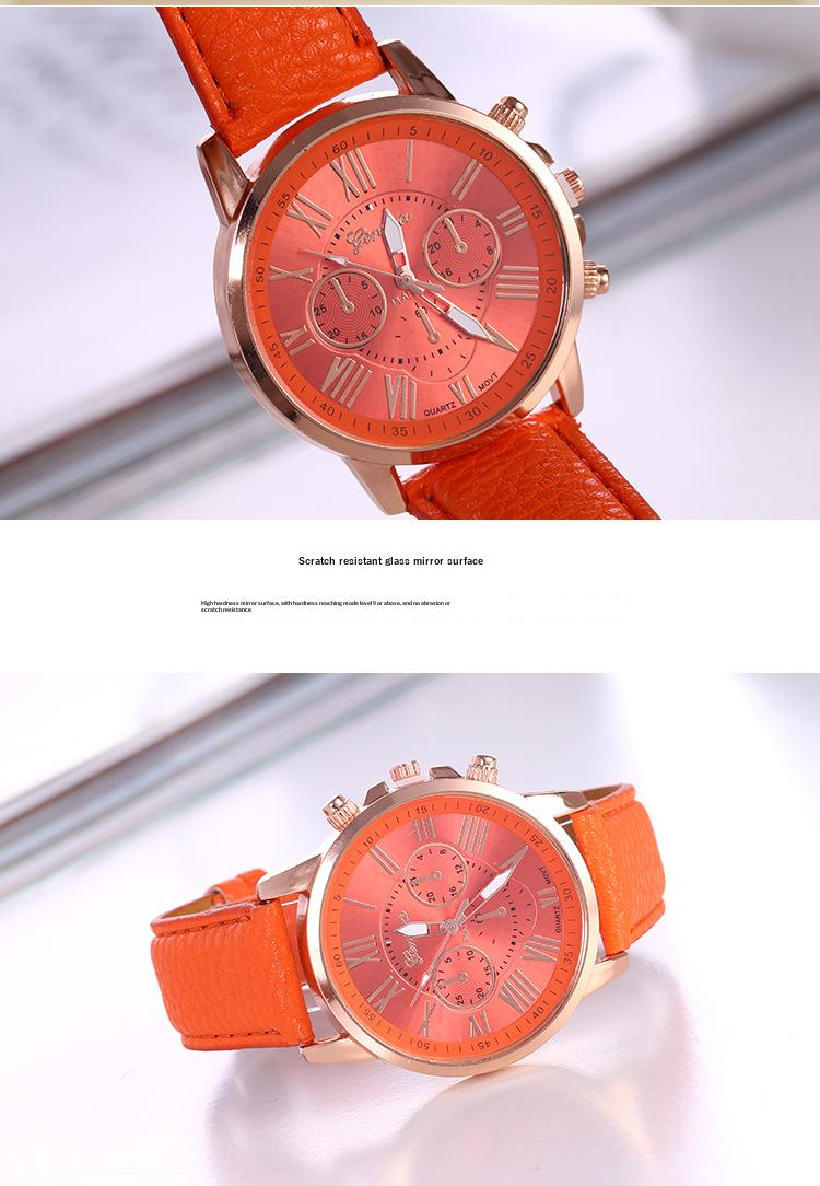 Wristwatch New Ladies Leather Belt Watch Vienna Quartz Watch Leather Belt Fashioned Ladies Watch Mens Watch_voghion.com