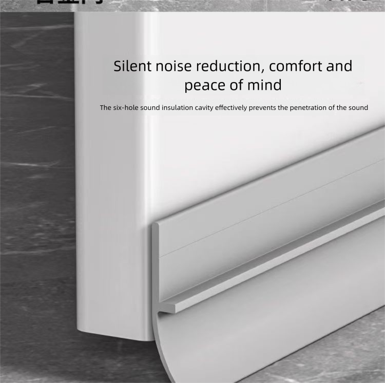 Self-Adhesive Glass Door Seal Strip, Soundproof Bottom Draft Blocker For Bedroom Window Gap Insulation_voghion.com