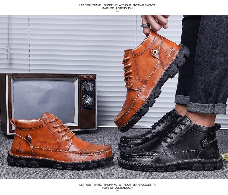 Cowboy Boots Desert Boots Rubber Waterproof Elegant Western Flat Low Heel Pointed Toe Zipper Slip-On Sports Footwear_voghion.com