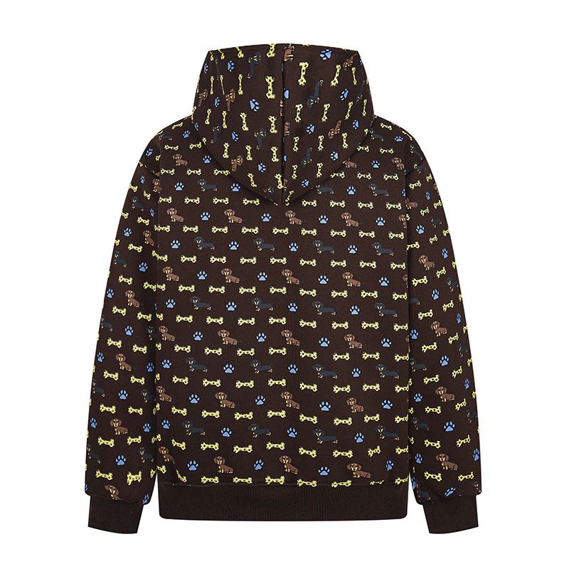 American Style Puppy Full Print Hoodie 2025 Männer und Frauen Herbst Lose Casual Trendy Marke Paar Jacke_voghion.com