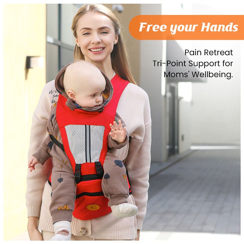 Baby Carrier Ergonomisks zīdaiņa daudzfunkcionāls vidukļa krēsls jaundzimušajam līdz mazulim Daudzkārt lietojams pirms un pēc uzglabāšanas jostasvietas krēsls_voghion.com