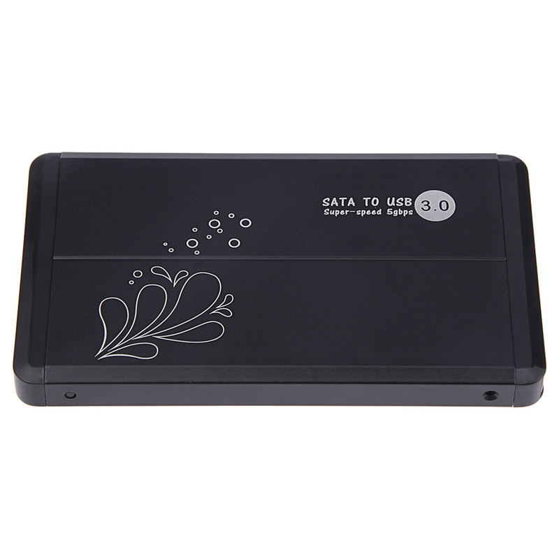2.5 Inch Mobile Hard Drive Case Universal Tool Free Shockproof Data Portable SATA to USB3.0 SSD External Storage HDD Box_voghion.com