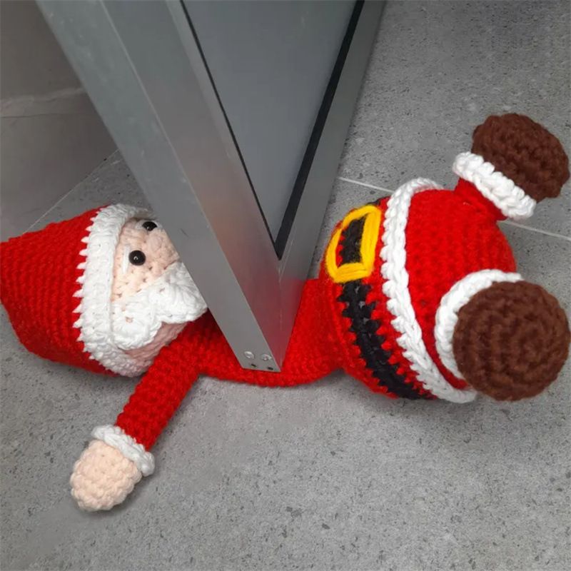 Nuovo fermaporta a forma di animaletto dei cartoni animati fatto a mano all'uncinetto, ornamento per porta_voghion.com