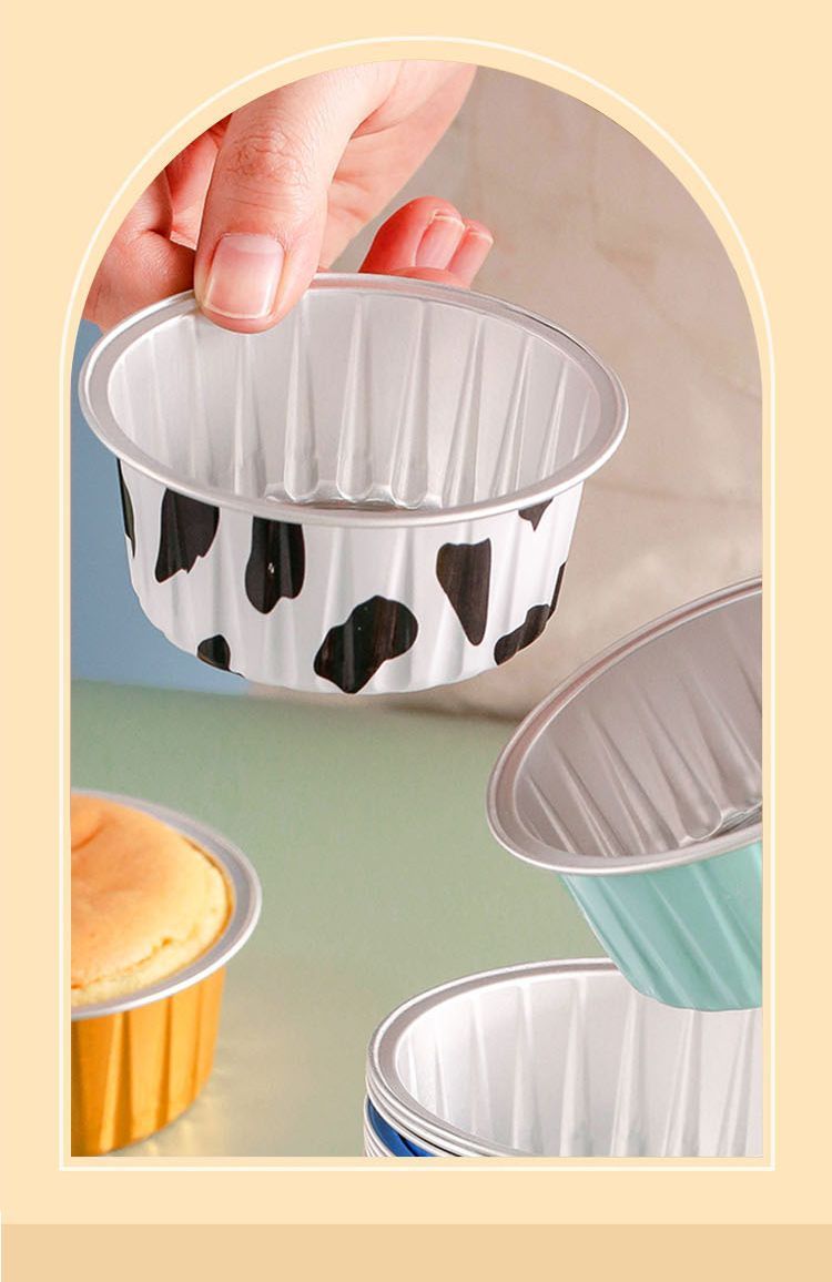 Vanukas Tin Foi Cup Cake -munakakku, korkean lämpötilan kestävä ja tarttumaton uuni, ilmakeitin, keittiökohtainen_voghion.com