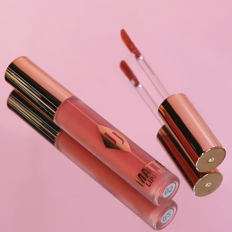 JOJO Matte Lip Glaze Gloss à lèvres hydratant couleur antiadhésive tasse velours mat rouge à lèvres maquillage en gros_voghion.com