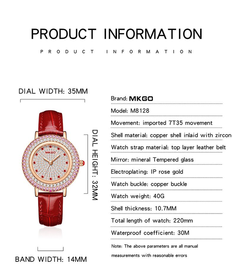 Orologio con strass di cristallo, orologio al quarzo leggero di lusso per donna, orologio elegante impermeabile con fibbia in acciaio inossidabile, elegante orologio con quadrante rotondo_voghion.com