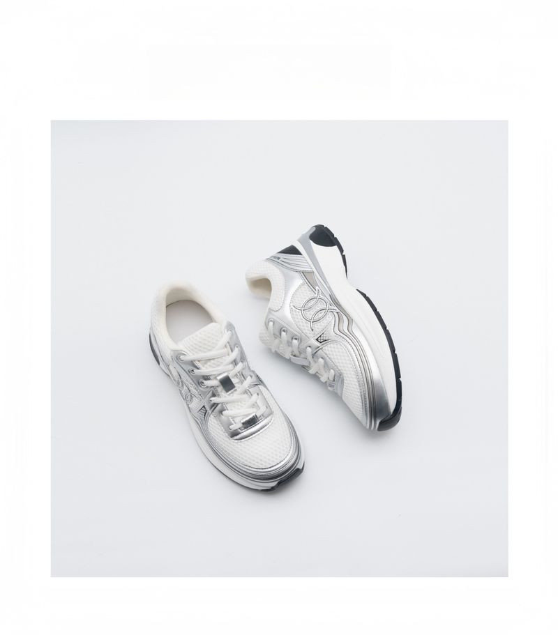 2025 Women's New Color Block Mesh Breathable Dad Shoes, Height-Increasing Casual Sports Shoes._voghion.com