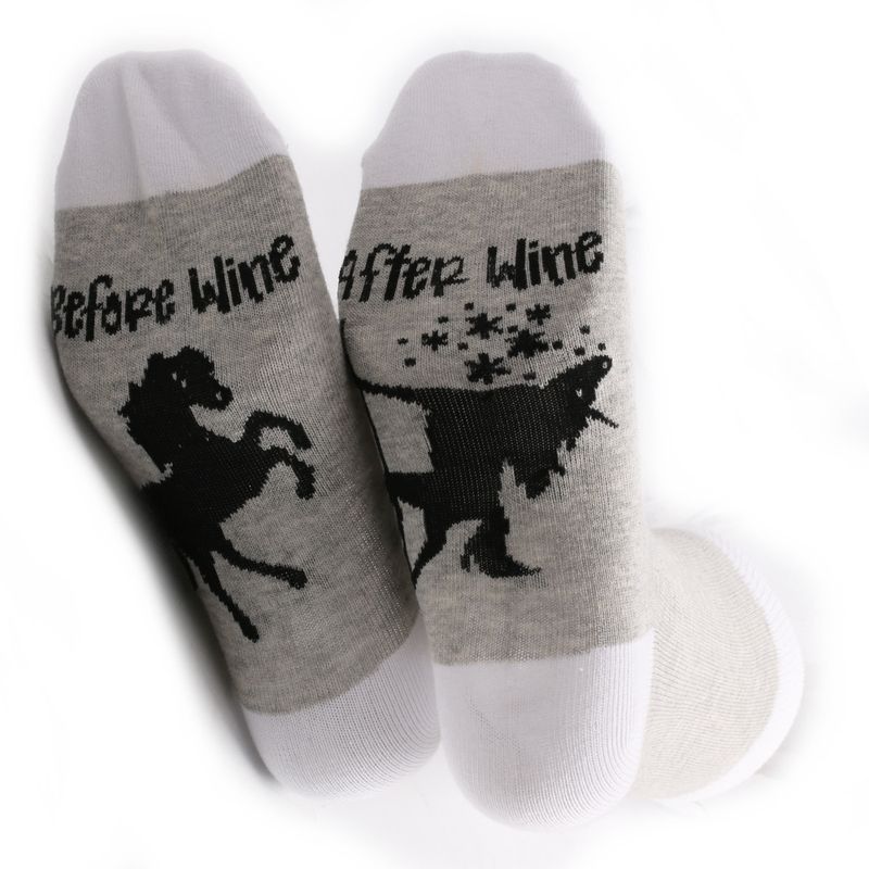 2025d Drunk Sole English Letter Unisex Men Dance Horse Trendy Mid-Calf Cotton Socks_voghion.com