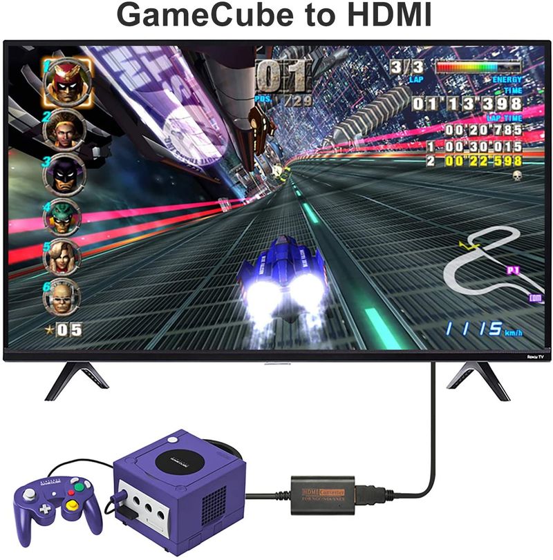 Convertitore N64 a HDMI Cavo adattatore HDTV HDMI per Nintend 64 Gamecube SNES NGC Plug And Play Full Digital 720P Nessuna alimentazione esterna_voghion.com
