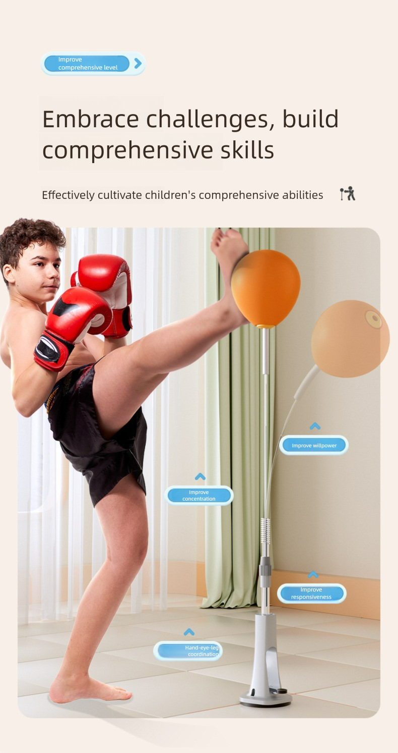 Boxen Reaktion Erwachsene Kinder Speed Ball Ziel Stehend Training Ausrüstung Dodge Kämpfen Tumbler Boxsack_voghion.com