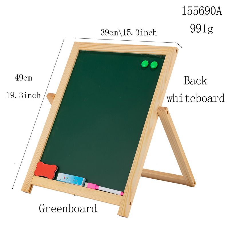 Wooden drawing board small blackboard can wipe kindergarten home teaching graffiti painting children's drawing board home decoration painting_voghion.com
