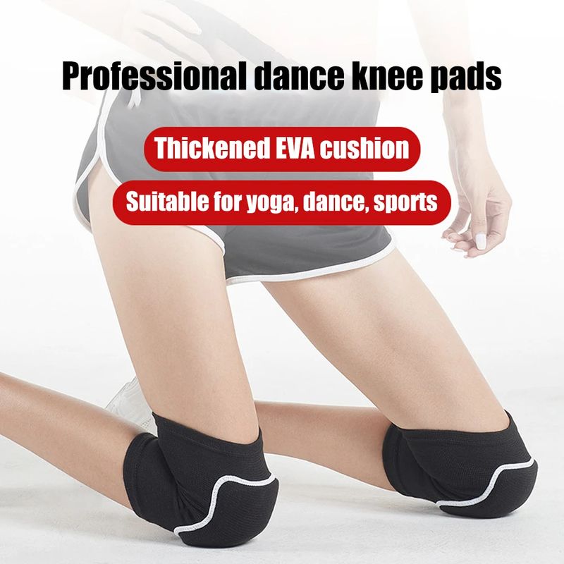 1 paio di ginocchiere sportive per uomo e donna, tutore per ginocchio a compressione per danza, yoga, pallavolo, calcio, corsa, ciclismo, tennis_voghion.com