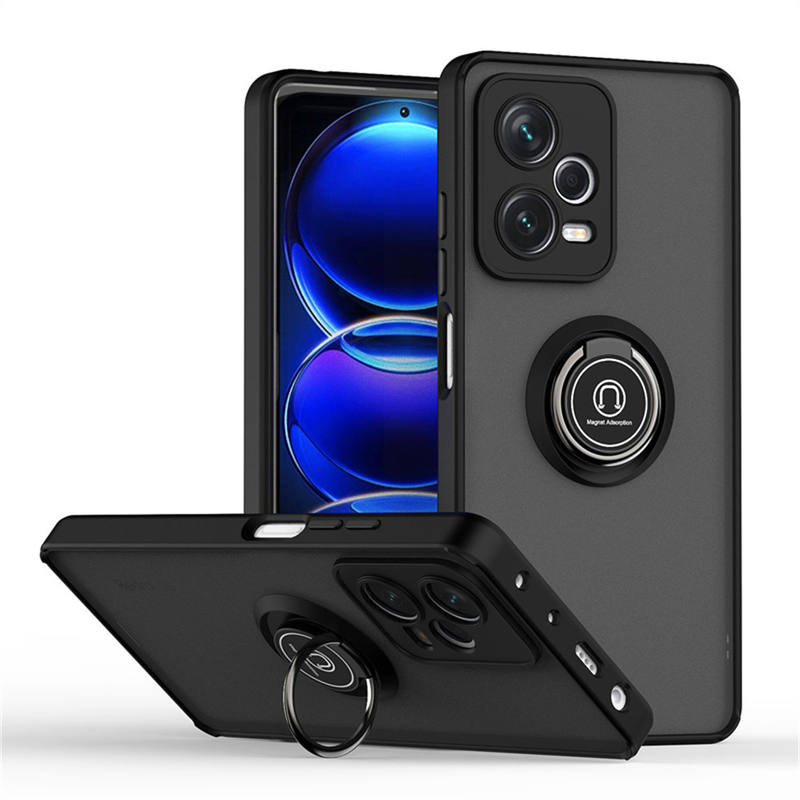Magnetisk biltaske til Xiaomi Redmi Note 12 11 12s 10s 10 9 8 Pro 10C 12C Ringholdercover til Redmi Note 12 Pro Plus 5G_voghion.com
