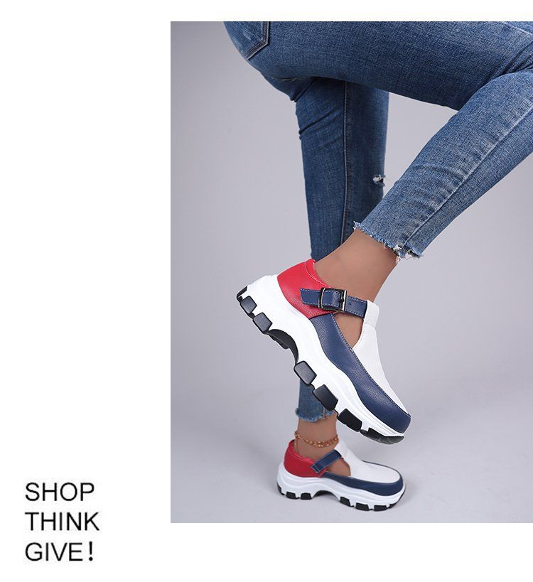 Large size casual single shoes female spring and autumn new explosive sports single shoes_voghion.com