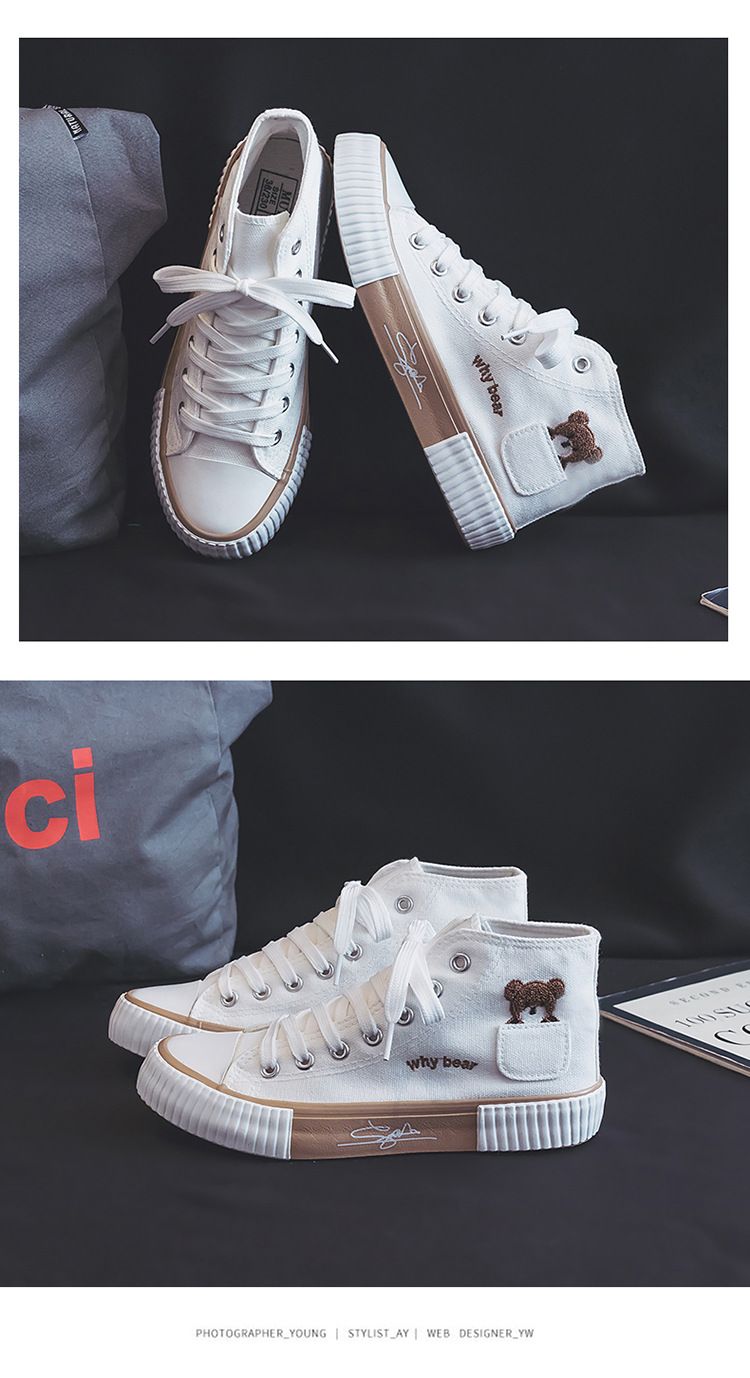 Unisex-Schuhe Stoffschuhe Atmungsaktive All-Match-High-Top-Schuhe mit weicher Sohle_voghion.com