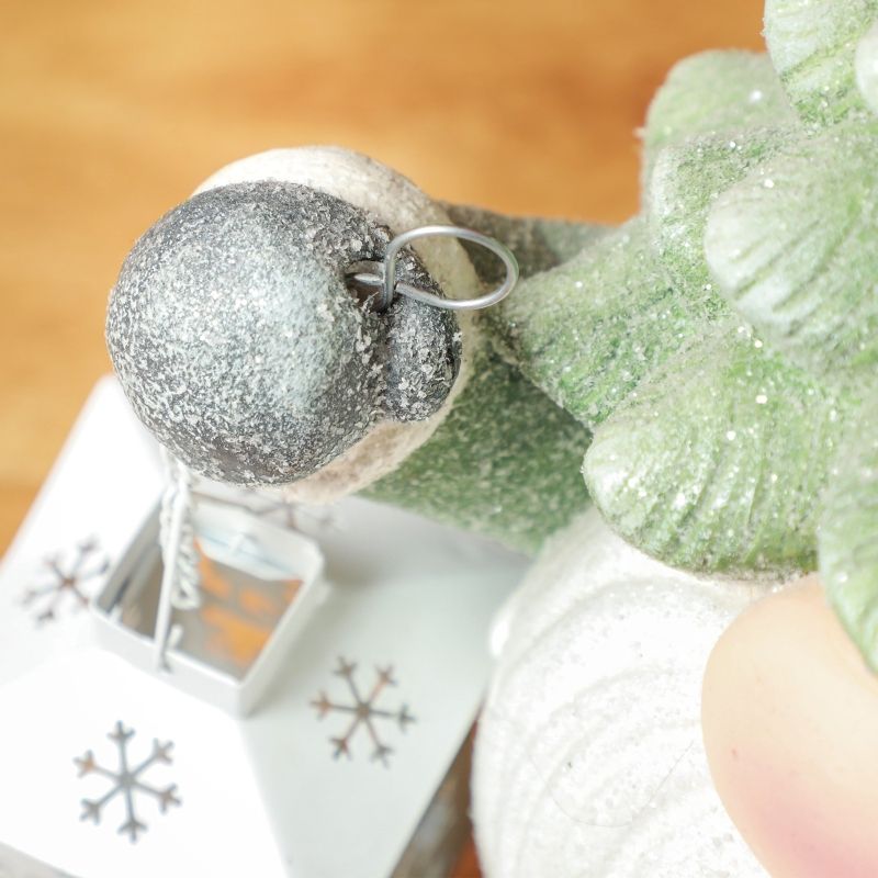 Weihnachtszwerg Mit Laterne, LED, Batteriebetrieben, 28x42cm_voghion.com