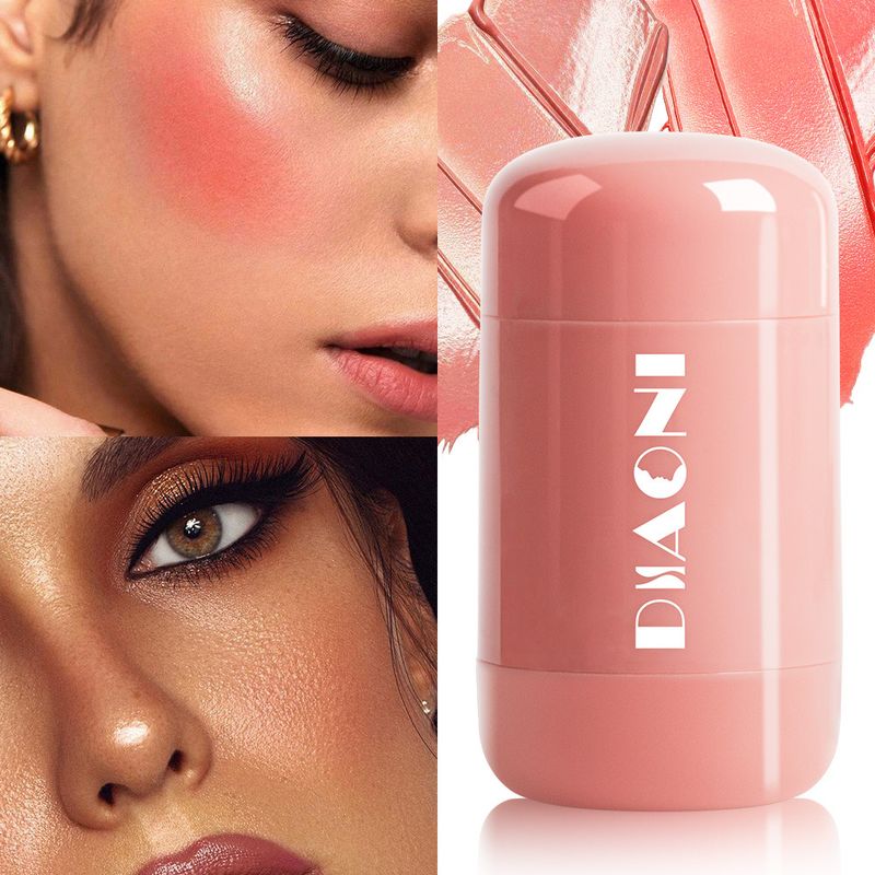 Blush DIAONI Pocket Blush Stick Highlights Brighten Natural Matte Color Long Lasting Delicate Blush_voghion.com