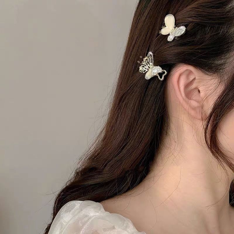 Flequillo elegante y pequeño con margaritas francesas, frente con pico roto, pinza lateral, pinzas para el cabello para niñas, accesorios para el cabello_voghion.com