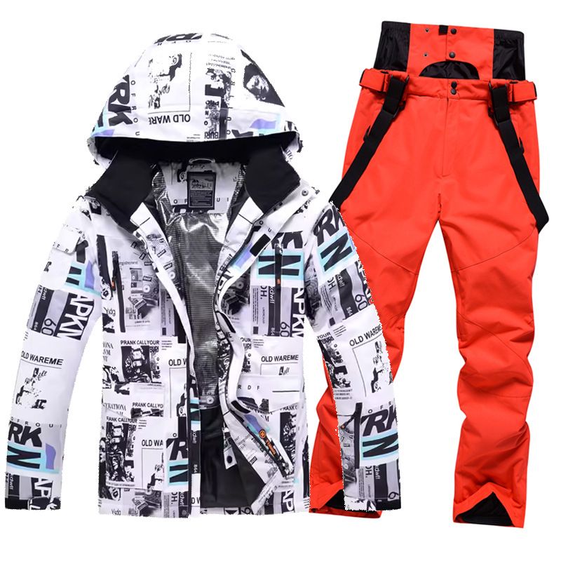 Ensemble de ski cross-country pour homme, coupe-vent, imperméable, chaud, respirant, simple ou double, avec pantalon_voghion.com