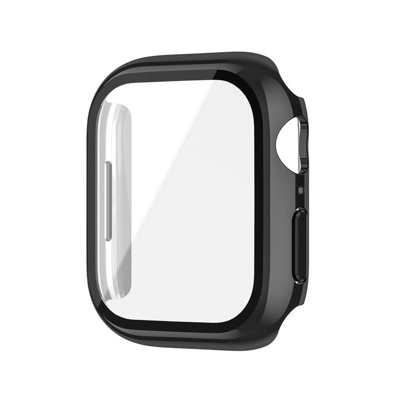 Applicable to iPhone watch7 generation watch case iwatch7 PC + tempered watch case_voghion.com