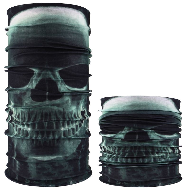 LazyZoom Seamless Multifunctional Magic Headscarf Cycling Mask Warm Scarf Halloween Prop Skull Head Versatile Face Towel_voghion.com
